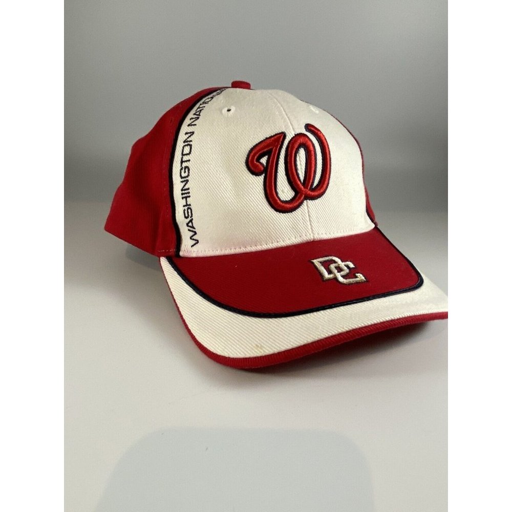 Washington Nationals Baseball Hat Cap Adjustable Strapback Red, White and Blue